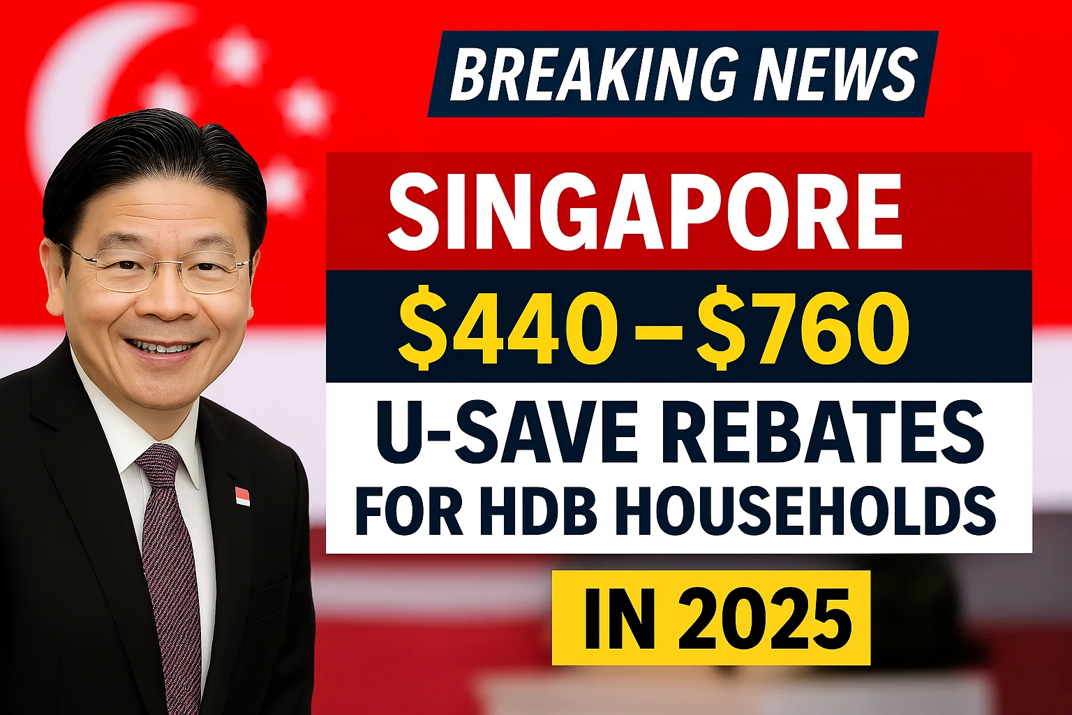 $440–$760 U-Save Rebates for HDB Residents in 2025